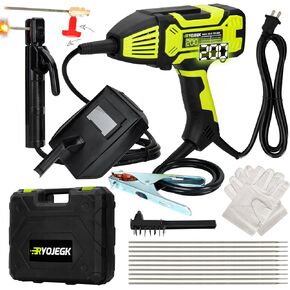 20-200A Portable Welding Machine 110V, Handheld Variable Current Adjustment MMA ARC Welder Machine With Display & IGBT Inverter, Soldadoras Portátiles Para for 1/16''-1/8'' Welding Rod
