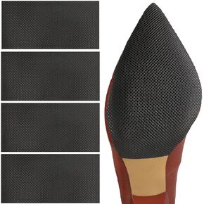 Shoe Sole Protectors,Black Self-Adhesive Grip Pads for High Heels(Black-6pcs)