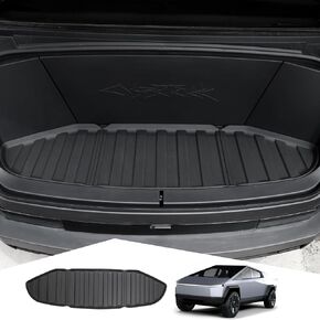 ELECFRESH Cargo Mat for Tesla Cybertruck Accessories, Cargo Liner Bed Mat for Tesla Cybertruck, Rear Sub Trunk Mat Front Trunk Mat Thickened 2.7mm