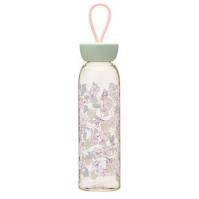 Starbucks JAPAN SAKURA2024 Silicone Strap Bottle, 18.9 fl oz (532 ml), pink