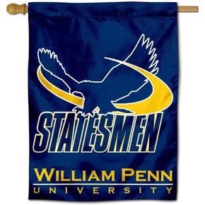 College Flags & Banners Co. William Penn Statesmen Banner House Flag