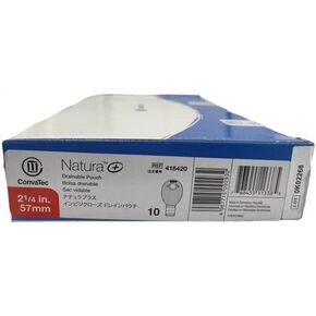 Convatec 416420 Natura Drainable Pouch, 57mm, Box of 10