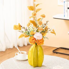 مزهريات زهرة فاكهة النجمة من سيراميك يوندو، ديكور غير تقليدي للغرفة مع تصميم لطيف وانتقائي لطاولة العشاء الحديثة ورف الكتب والمدخل وغرفة المعيشة in Kuwait