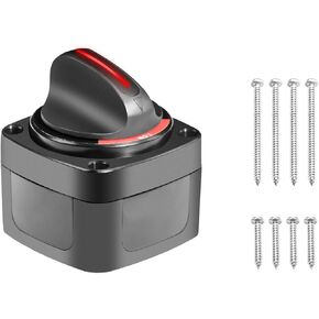 مفتاح بطارية الارتداد BS3، 250A DC 12V-48V 1-Off-2 3-Position، مفتاح رئيسي للبطارية الثقيلة، عازل البطارية، مفتاح قطع الطاقة للمركبات الترفيهية والشاحنات والمقطورة والبحرية والقارب، مع أجهزة التثبيت in Kuwait