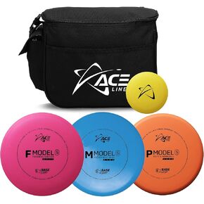 Prodigy Disc 3 Disc Golf Starter Set + Bag | Beginner Disc Golf Set | Contains 1 Driver, 1 Midrange, 1 Putter, 1 Bag & Mini | Frisbee Golf Discs Set | Disc Golf Discs Set With Bag (Colors Vary)