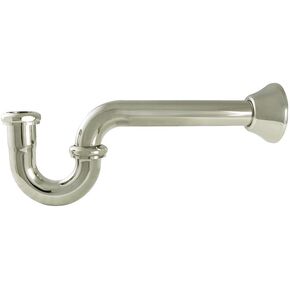 Kingston Brass CC2186 Vintage 1-1/4 Inch Decor P-Trap, Polished Nickel
