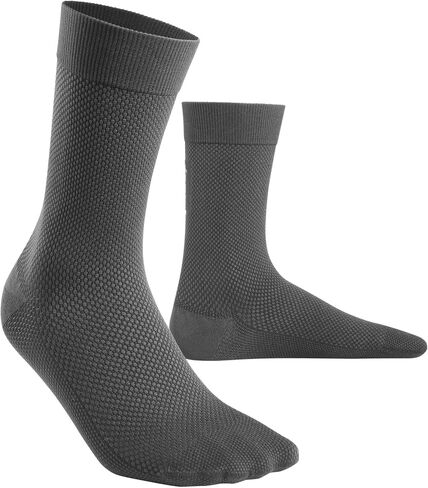 CEP Men’s Allday Mid-Cut Compression Wool Socks - Business, Dress, Travel Crew Cut Socks in Saudi Arabia