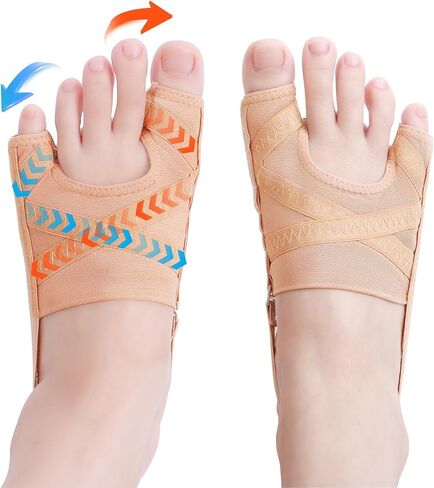Bunion Corrector for Women and Men,Union Relief Protector Guards for the Thumb and Little Toe,Toe Corrector for Left and Right Foots, 1 Pair (XL) in Kuwait
