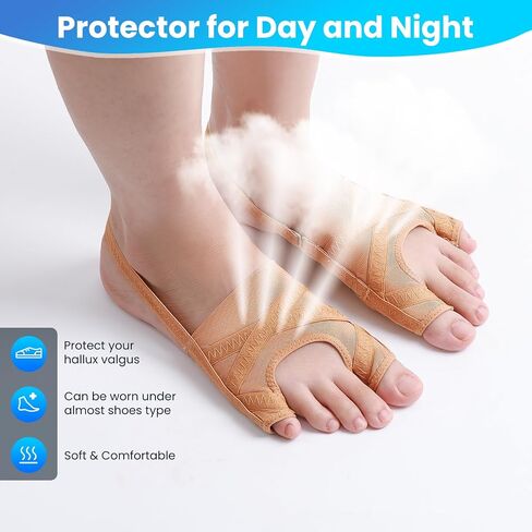 Bunion Corrector for Women and Men,Union Relief Protector Guards for the Thumb and Little Toe,Toe Corrector for Left and Right Foots, 1 Pair (XL) in Kuwait