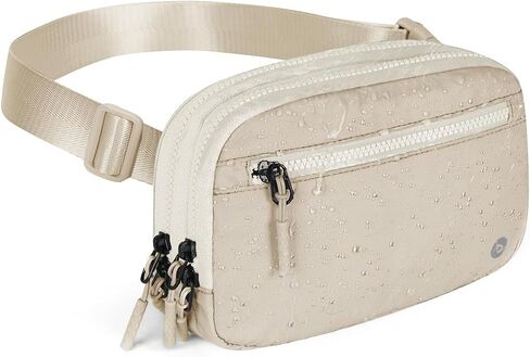 BALEAF Belt Bag Women Fanny Packs Crossbody Fashion Waist Pack Waterproof Adjustable Strap 2L Black in Saudi Arabia