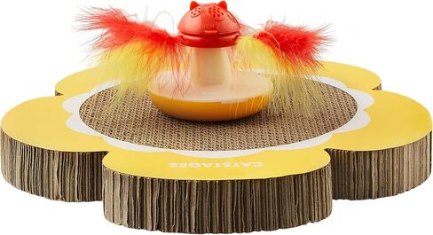 Catstages Feather Spring Scratch Toy Cat Scratcher Topper, Blue in Saudi Arabia