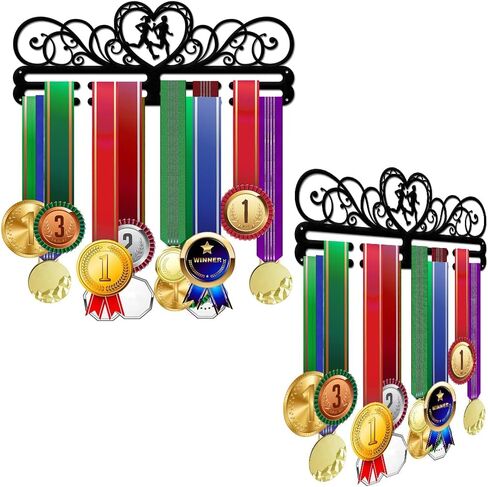 INFUNLY Medal Display Brazilian Jiu Jitsu Award Holder Sports Medal Hanger Rack Wall Mounted Medal Hanger Race Medal Wall Hanger for Brazilian Jiu Jitsu Awards Ribbon in Saudi Arabia
