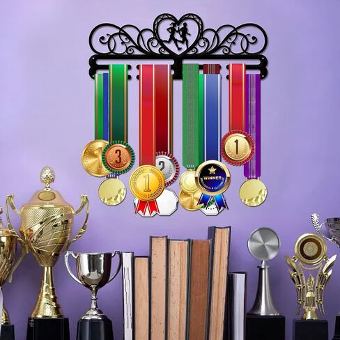 INFUNLY Medal Display Brazilian Jiu Jitsu Award Holder Sports Medal Hanger Rack Wall Mounted Medal Hanger Race Medal Wall Hanger for Brazilian Jiu Jitsu Awards Ribbon in Saudi Arabia