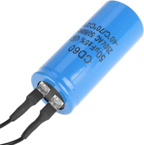CD60 Run Capacitor with Wire 250V AC 50uF 50/60Hz Motor Start Capacitor with Excellent Electrical Properties for Motor Air Compressor in Saudi Arabia