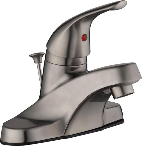 Middleton 4 in. Centerset 1-Handle Bathroom Faucet in Satin Nickel in Saudi Arabia