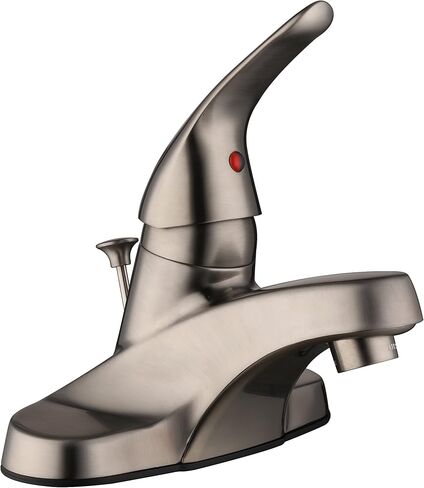 Middleton 4 in. Centerset 1-Handle Bathroom Faucet in Satin Nickel in Saudi Arabia