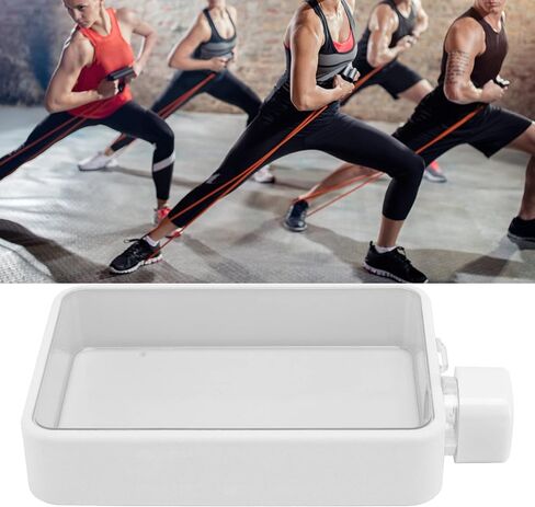 Mumusuki Transparent Bottle, Flat Water Bottle Portable Fitness A5 380ml Slim Water Bottle for Sports Camping Gym Fitness Outdoor (White) in Saudi Arabia