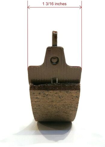 The ROP Shop | Set of 4 Brake Shoes for 1986-1996 E-Z-GO Marathon Gas & Electric Golf Cart in Kuwait