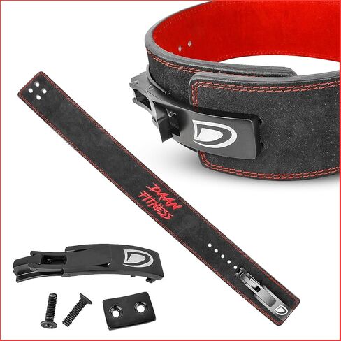 Weightlifting Lever Belt for adults Black 10mm Thick, 4inch wide Lower Back Support Powerlifting Deadlifts and Squats Best Gym Belt for Hardcore Training in Saudi Arabia