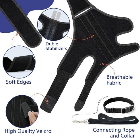 Dog Knee Brace for Torn ACL Hind Leg, Dog Leg Brace for Large and Small Dogs with Hip Dysplasia, CCL, Ligament Injuries or Osteoarthritis, Both Back and Front Legs，X-Large in Saudi Arabia