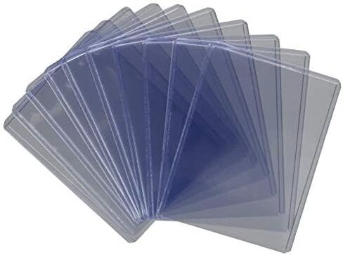 BCW 138 PT. Thick Card Topload Holder - Pack of 50 | Durable Rigid PVC Toploader | Toploaders for Memorabilia, Jersey, Patch, and Relic Cards | Ideal for Collectors and Hobbyists in Saudi Arabia