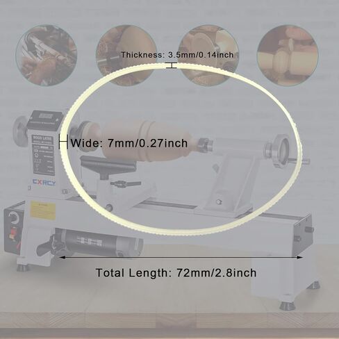 Lathe Drive Belt for CXRCY 8inch*12inch LATHE in Saudi Arabia