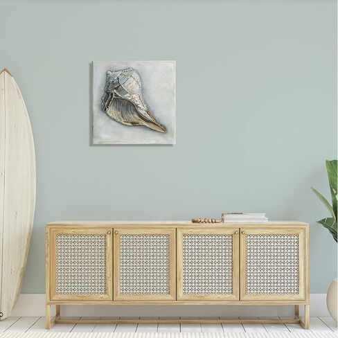 Stupell Industries Nautical Conch Shell Canvas Wall Art, Design by Erica Christopher in Saudi Arabia