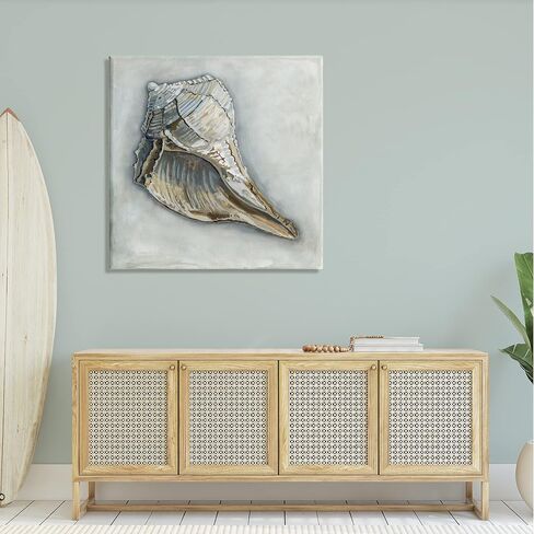 Stupell Industries Nautical Conch Shell Canvas Wall Art, Design by Erica Christopher in Saudi Arabia