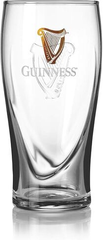 Guinness Gravity Official Beer Pint Glass | Large 20oz Pints Drinking Thick Beer Glasses Beer 20 oz Glasses in Saudi Arabia