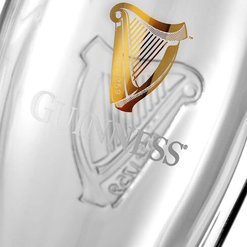 Guinness Gravity Official Beer Pint Glass | Large 20oz Pints Drinking Thick Beer Glasses Beer 20 oz Glasses in Saudi Arabia