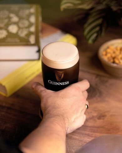 Guinness Gravity Official Beer Pint Glass | Large 20oz Pints Drinking Thick Beer Glasses Beer 20 oz Glasses in Saudi Arabia