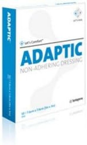 1715711 PT# 2019 Dressing Adaptic 5x9" Petrolatum Absorbent Nonadherent 12/Cr Made by Systagenix Wound Management in Saudi Arabia