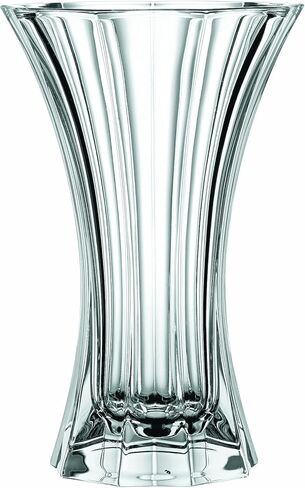 مجموعة Nachtmann Saphir، مزهرية كريستال، 11.8 بوصة، مزهرية زجاجية مزخرفة للزهور وديكور المنزل والقطع المركزية، تمثل هدية زفاف رائعة أو هدية الانتقال لمنزل جديد، شفافة in Kuwait