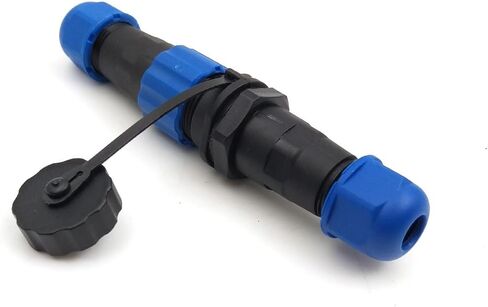 SD13 2pin موصل طاقة مقاوم للماء، φ13mm 10A 380V الجهد العالي 18 * 65 مم ذكر أنثى دائري الطاقة LED موصل التوصيل (أنثى) - المقبس (ذكر) (2pin، التوصيل المباشر × 3 مجموعة) in Saudi Arabia