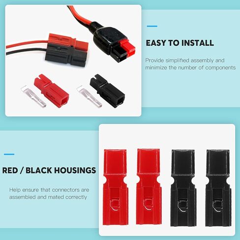 مجموعة متنوعة من الموصلات 108 قطعة مع موصلات طرفية سريعة الفصل 15/30/45 أمبير وموصلات طاقة معيارية وأكمام غطاء PVC in Kuwait