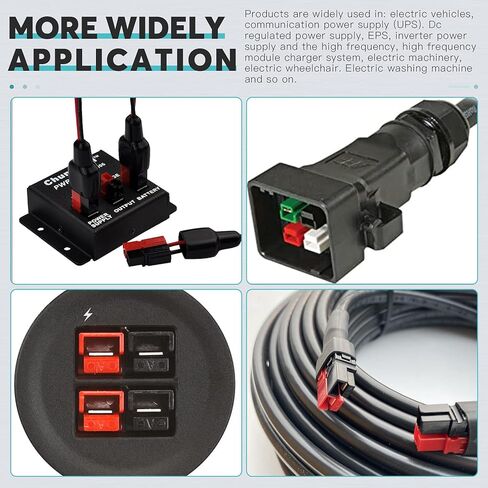 مجموعة متنوعة من الموصلات 108 قطعة مع موصلات طرفية سريعة الفصل 15/30/45 أمبير وموصلات طاقة معيارية وأكمام غطاء PVC in Kuwait