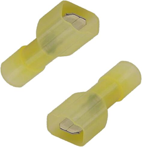 Blue FemaleSpade Wire Connectors 16-14, Nylon Fully Insulated Female Wire Quick Spade Disconnect Wire Crimp Terminal Connectors 60Pcs in Kuwait