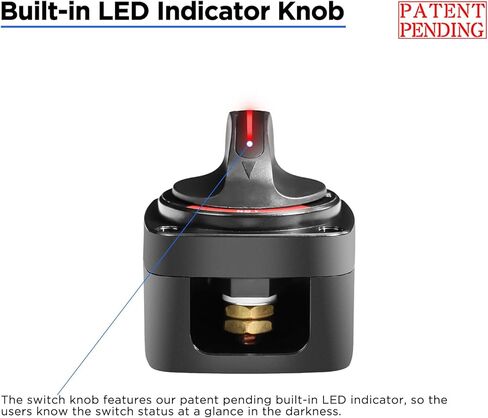مفتاح بطارية الارتداد BS3، 250A DC 12V-48V 1-Off-2 3-Position، مفتاح رئيسي للبطارية الثقيلة، عازل البطارية، مفتاح قطع الطاقة للمركبات الترفيهية والشاحنات والمقطورة والبحرية والقارب، مع أجهزة التثبيت in Kuwait