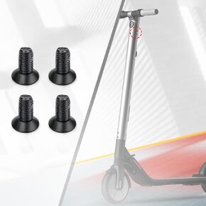 4Pcs Forehead Head Screws for Segway Ninebot ES1 ES2 ES4, Carbon Steel Front Screw Bolts, Scooter Replace Parts Replacement for Segway Ninebot