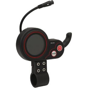 Tbest Electric Scooter Display Control Panel,QS S4 Electric Scooter Display Panel ABS Waterproof USB Electric Scooter Display Screen Control Panel with 6 Pin Connector for Replacement