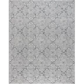 Gertmenian Premium High Low Machine Woven Rug | Easy-Cleaning & Non-Shedding | Living Room, Dining Room, Bedroom, Office | 2x8 Ft Runner, Abstract Geometric, Blue, 24022