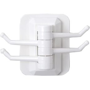 Self Adhesive Hook Multifunctional Wall Hooks, YeLukk 1 Pcs Punch Free Strong Sticky Utility Heavy Duty Hook,Coat Towel Seamless Hook ,Waterproof Hanger for Bathroom,Kitchen,Home (White)
