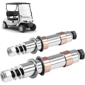 Golf Cart Spindle Bushings Kit Fit for EZGO TXT/PDS 2001-UP Gas & Electric, Including Bushing Spindle, King Pin Tubes, Claw Copper Sleeves Kit, Replace OEM #70648-G01 70749G01