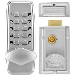 2-4 Digits Door Locker, Mechanical Code Lock, Cabinet Indoor and Outdoor Door Alloy Password Security Code Lock