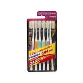 SYSTEMA Original Standard Soft Toothbrush Pack 6