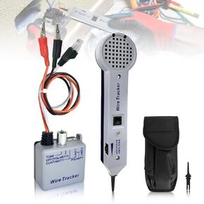 Tone Generator, Tone Generator and Probe Kit, Electrical Wire Tracer, 200EP High Accuracy Wire Toner Tracer, 77HP2 Wire Tracer Electrical Circuit Tracer for Network Cables Collation