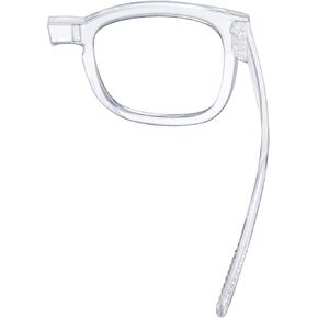 (Must Buy Both Eye) Metalless Reading Glasses Different Strength Each Eye Transparent-Right Eye+1.75
