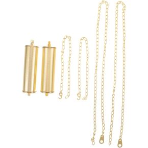 Wall Clock Parts Chain Weight Replacement for Wall Clock Mechanism Complete Clock Chain Weight Kit