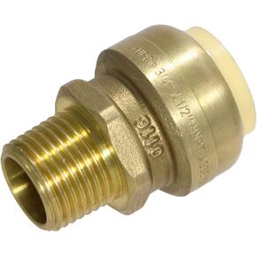 5 Pcs XFITTING Push Fit 3/4 Inch x 1/2 Inch Male Adapter, Push Fit Male Adapter, 28-3-2=5XX
