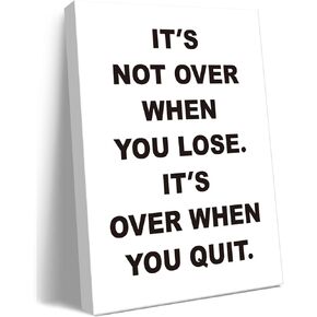 Ploceiny Motivational Canvas Wall Art decoration For Office Inspirational Wall Decor Inspiring positive affirmation Wall Art Gym Motivation Poster Stylish Wall Decorations Motivational quotes A-359